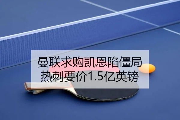 曼联求购凯恩陷僵局 热刺要价1.5亿英镑
